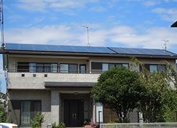 太陽光発電サンビスタ施工例